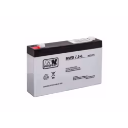 Akumulator żelowy AGM 6V 7.2Ah - MW Power - do aut i pojazdów elektrycznych