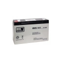 Akumulator żelowy AGM 6V 14Ah - MW Power - do aut i pojazdów elektrycznych