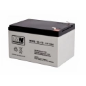Akumulator żelowy AGM 12V 12Ah - MW Power - do aut i pojazdów elektrycznych