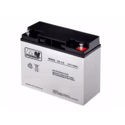 Akumulator żelowy AGM 12V 18Ah - MW Power - do aut i pojazdów elektrycznych