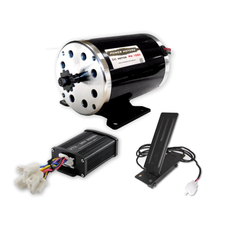 Zestaw silnik elektryczny ze sterownikiem i pedałem VT2 36V 800W do gokarta buggy ATV UTV
