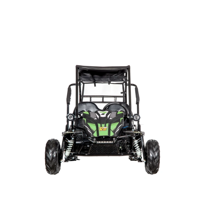 Dwuosobowe elektryczne mini buggy - POWER BUGGY X2 - 1500W - 40km/h - zielony