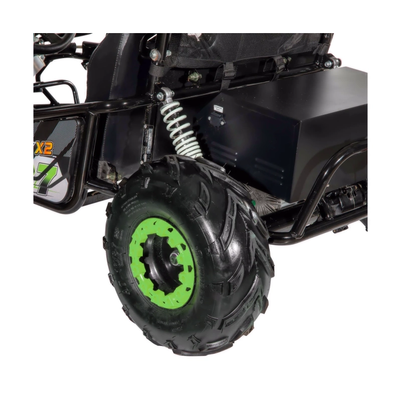 Dwuosobowe elektryczne mini buggy - POWER BUGGY X2 - 1500W - 40km/h - zielony