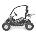 Mini buggy gokart elektryczny dziecięcy 500W 30km/h srebrny