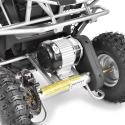 Mini buggy gokart elektryczny dziecięcy 500W 30km/h srebrny