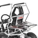 Mini buggy gokart elektryczny dziecięcy 500W 30km/h srebrny
