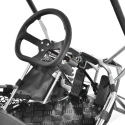 Mini buggy gokart elektryczny dziecięcy 500W 30km/h srebrny