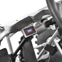 Mini buggy gokart elektryczny dziecięcy 500W 30km/h srebrny