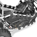 Mini buggy gokart elektryczny dziecięcy 500W 30km/h srebrny