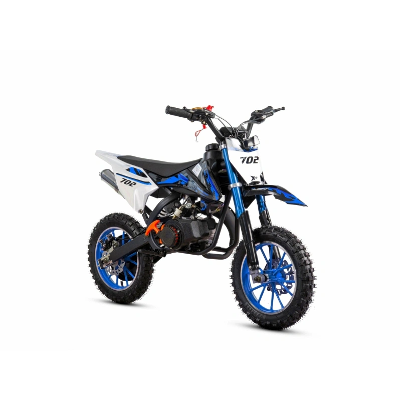 Mini cross spalinowy XTR 702 50cc - niebieski