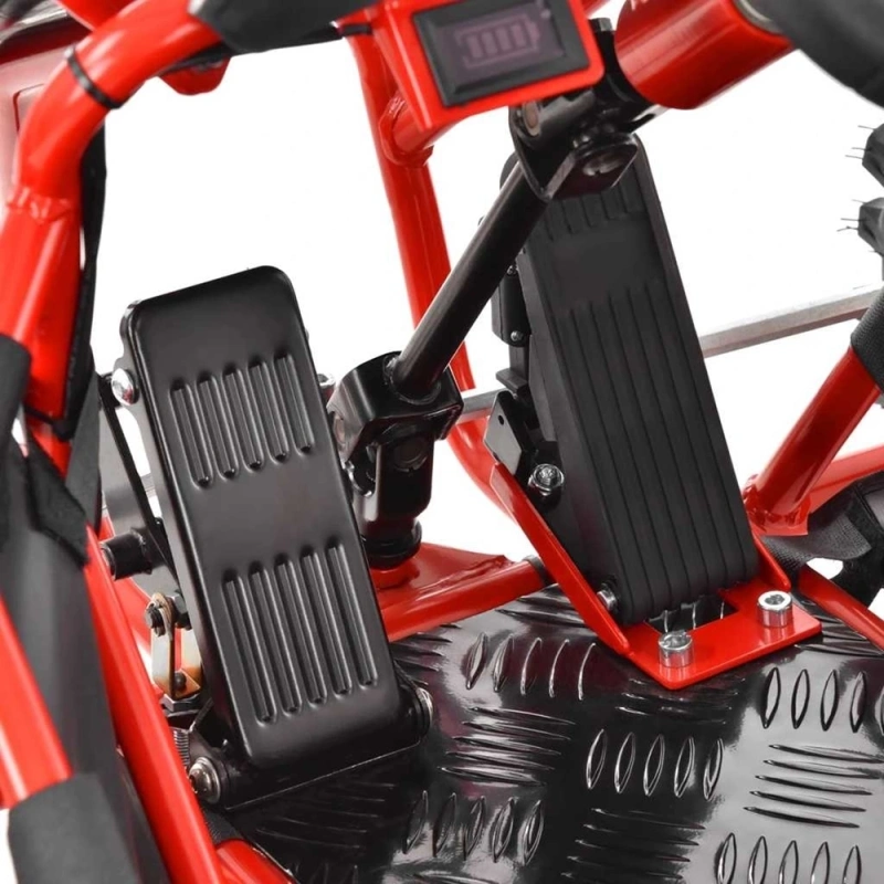 Mini buggy gokart elektryczny dziecięcy 500W 30km/h czerwony