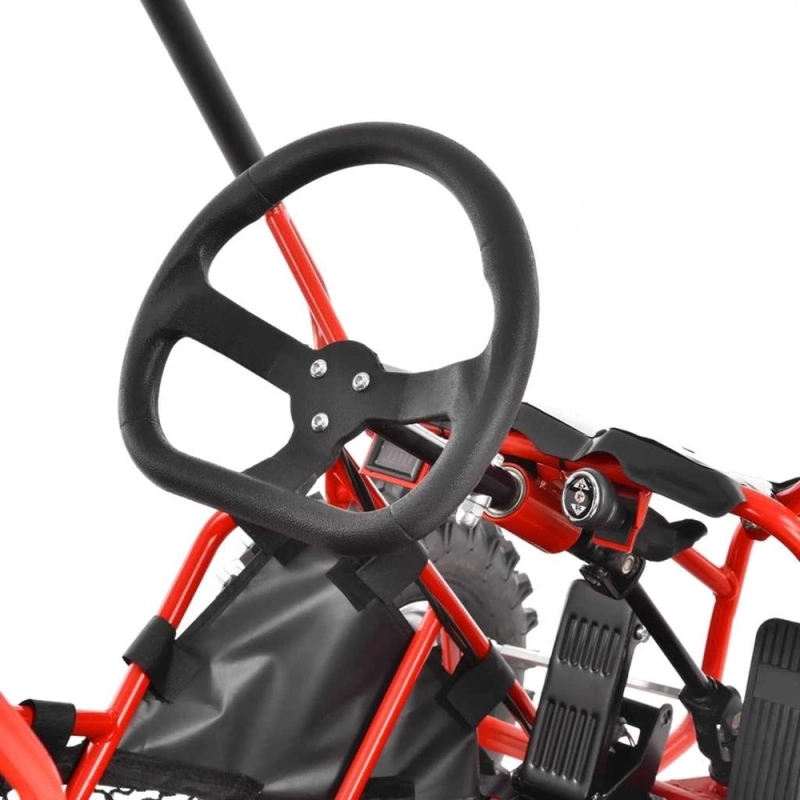 Mini buggy gokart elektryczny dziecięcy 500W 30km/h czerwony