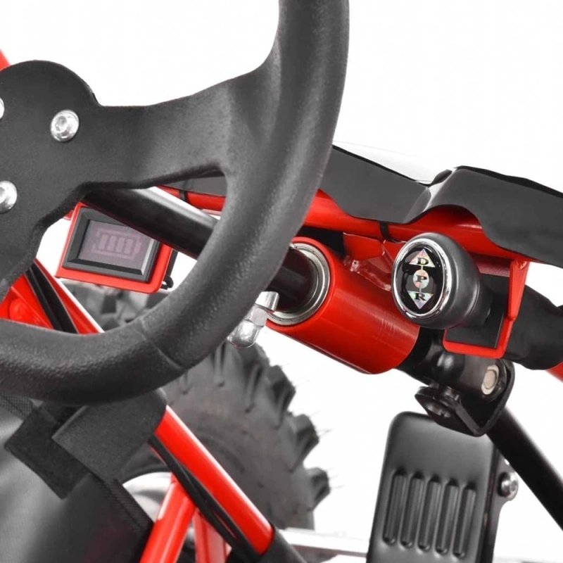 Mini buggy gokart elektryczny dziecięcy 500W 30km/h czerwony