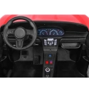 Auto dziecięce elektryczne sportowe PERFEKTA - 15km/h - czerwona