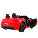 Auto dziecięce elektryczne sportowe PERFEKTA - 15km/h - czerwona