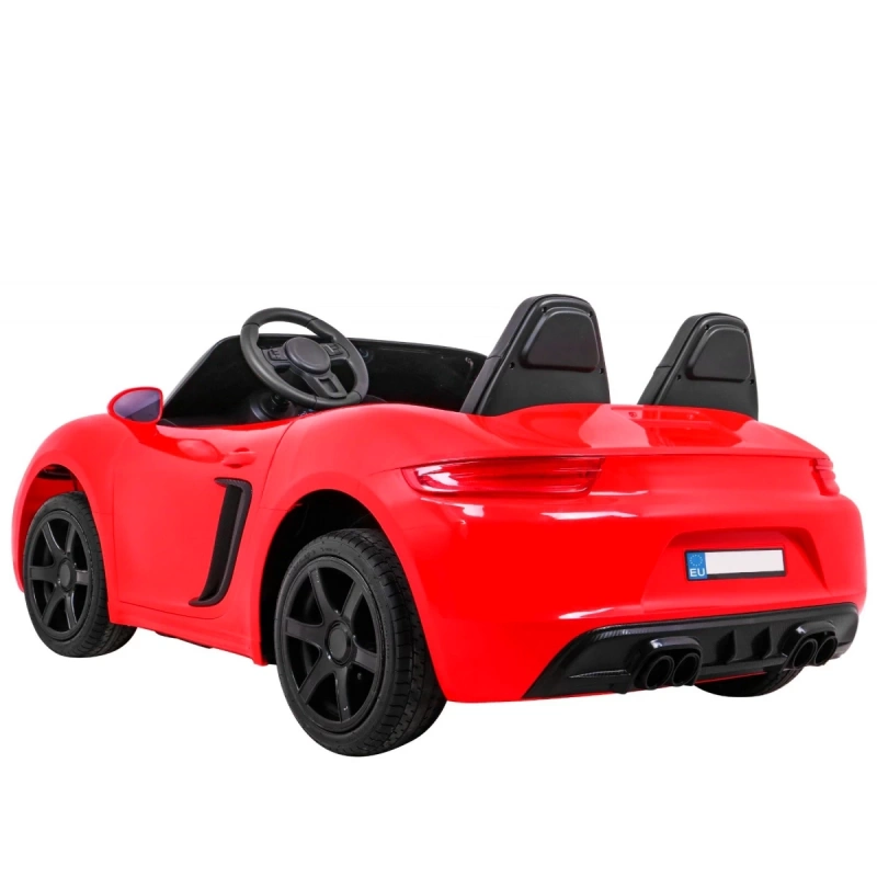 Auto dziecięce elektryczne sportowe PERFEKTA - 15km/h - czerwona