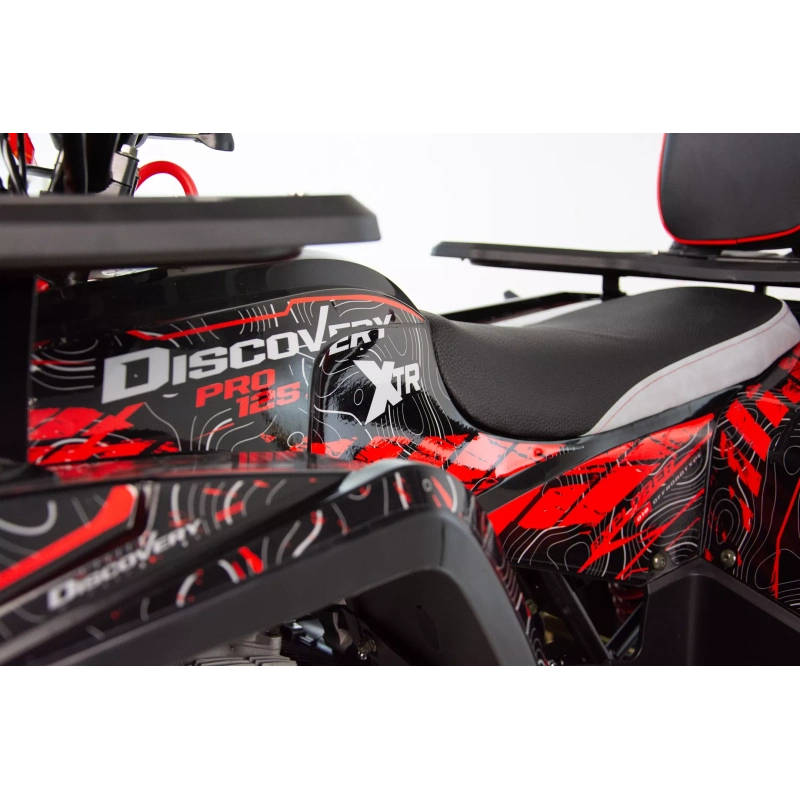 Quad spalinowy XTR Discovery PRO - 125cc - czerwony