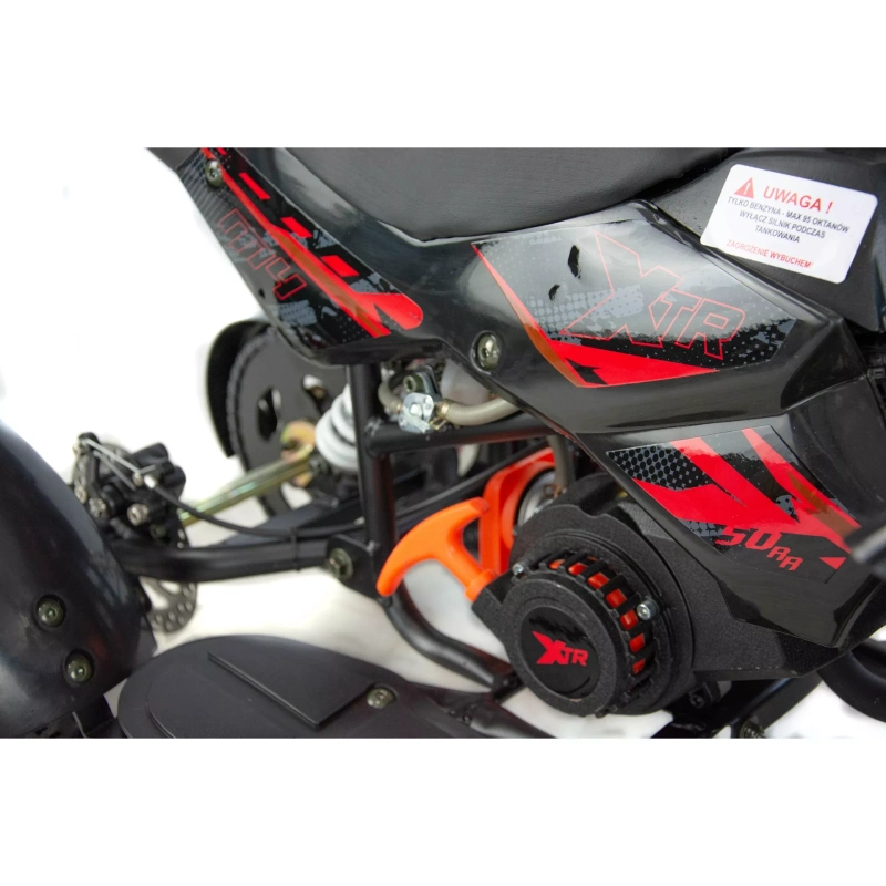 Mini quad spalinowy XTR M4 - 50cc - czerwony