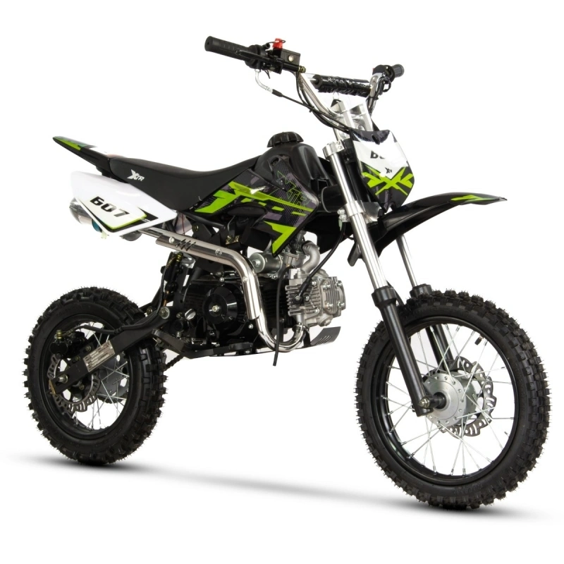 Cross spalinowy XTR 607-125cc-Czarno-Limonkowy