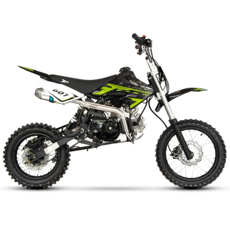 Cross spalinowy XTR 607-125cc-Czarno-Limonkowy