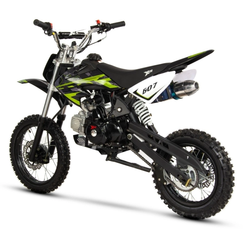 Cross spalinowy XTR 607-125cc-Czarno-Limonkowy