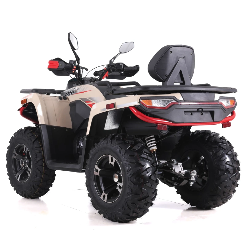 Quad spalinowy Asix Challenger 300 ECC - beżowo-czerwony