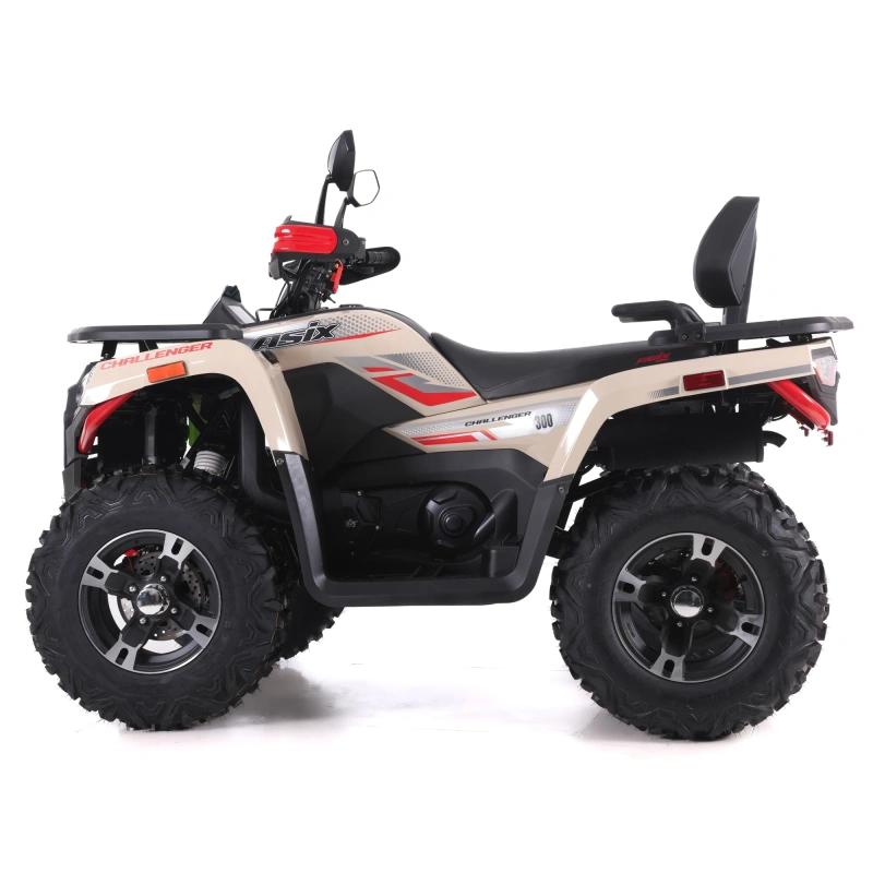 Quad spalinowy Asix Challenger 300 ECC - beżowo-czerwony