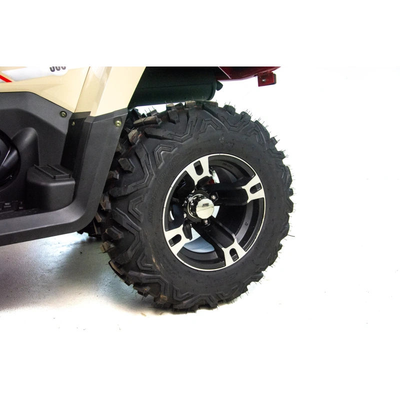 Quad spalinowy Asix Challenger 300 ECC - beżowo-czerwony