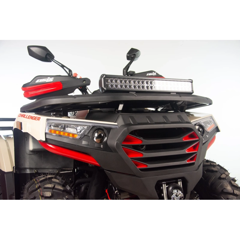 Quad spalinowy Asix Challenger 300 ECC - beżowo-czerwony