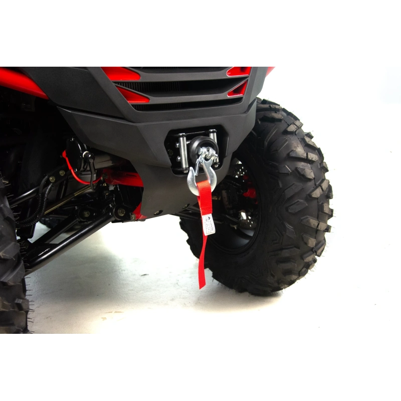 Quad spalinowy Asix Challenger 300 ECC - beżowo-czerwony