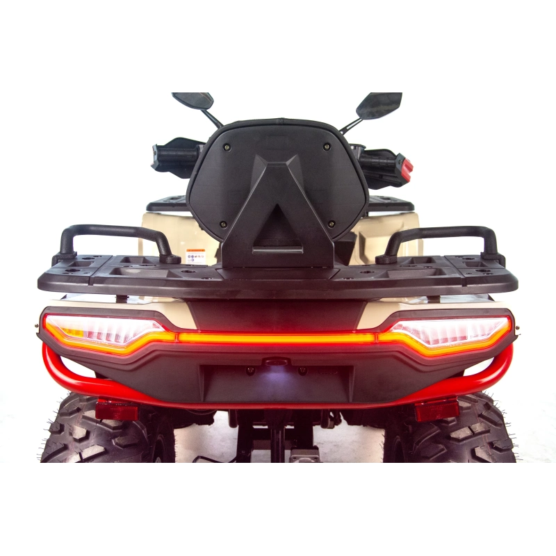 Quad spalinowy Asix Challenger 300 ECC - beżowo-czerwony