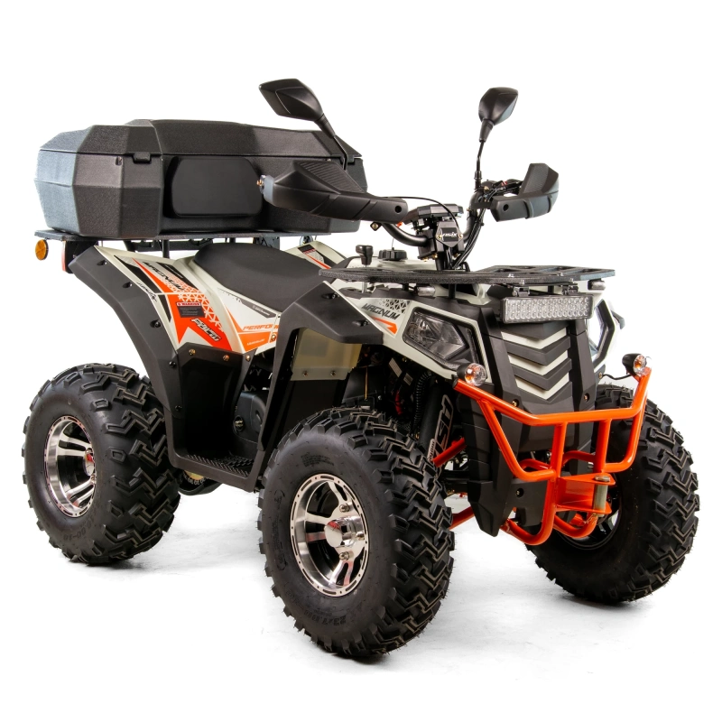 Quad spalinowy Asix Magnum 200cc A1 ECC - beżowo-pomarańczowy