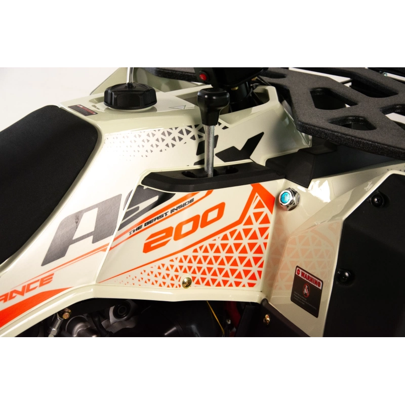 Quad spalinowy Asix Magnum 200cc A1 ECC - beżowo-pomarańczowy
