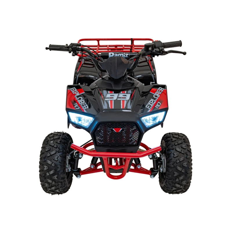 Mini quad spalinowy Explorer - 110cc - czerwony