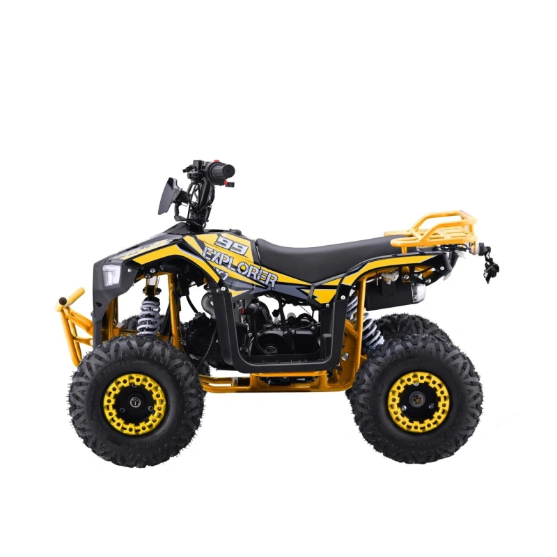 Mini quad spalinowy Explorer - 110cc - żółty