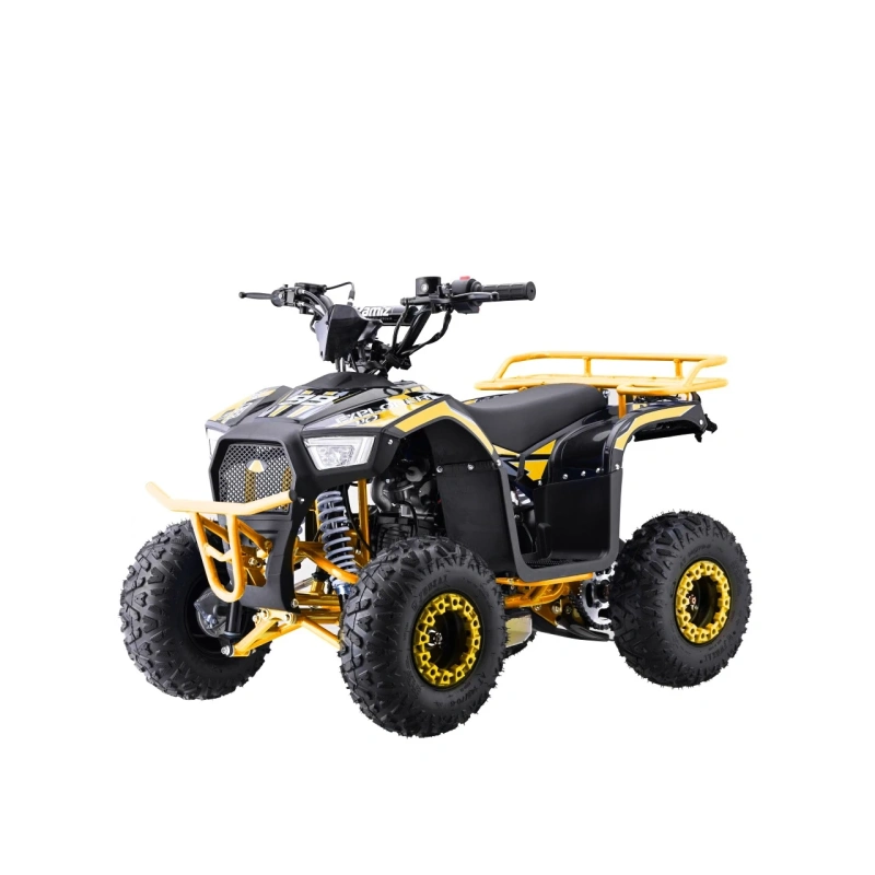 Mini quad spalinowy Explorer - 110cc - żółty