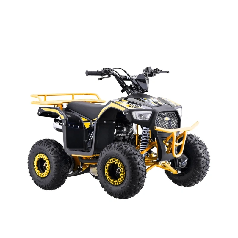 Mini quad spalinowy Explorer - 110cc - żółty