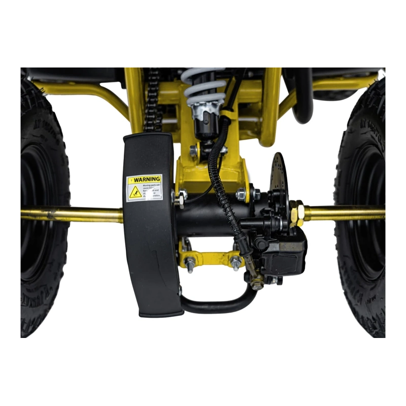 Mini quad spalinowy Explorer - 110cc - żółty