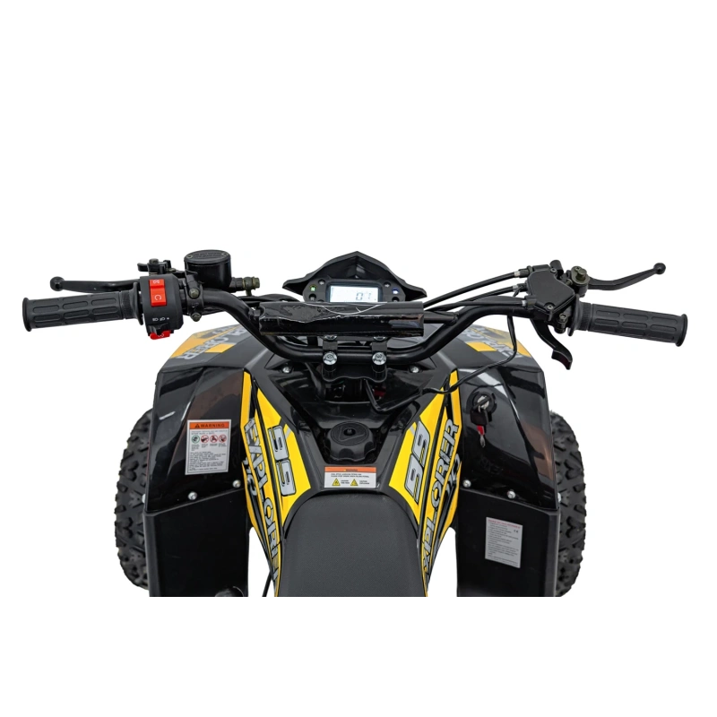Mini quad spalinowy Explorer - 110cc - żółty