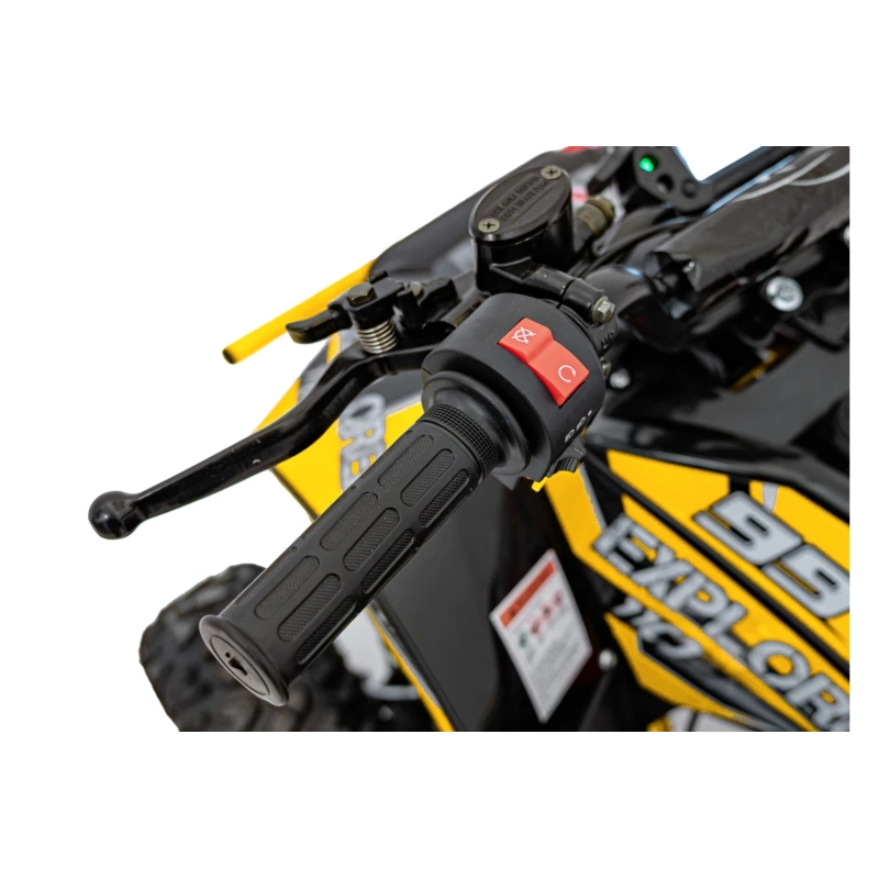 Mini quad spalinowy Explorer - 110cc - żółty