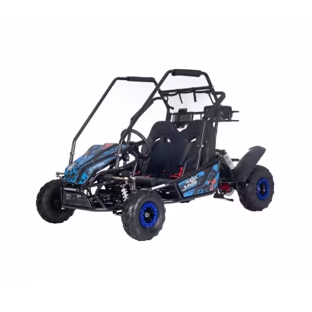 Dwuosobowe spalinowe mini buggy - Lucky Seven - 125cc - 46km/h - niebieski