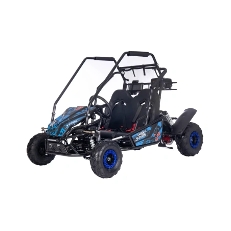 Dwuosobowe spalinowe mini buggy - Lucky Seven - 125cc - 46km/h - niebieski