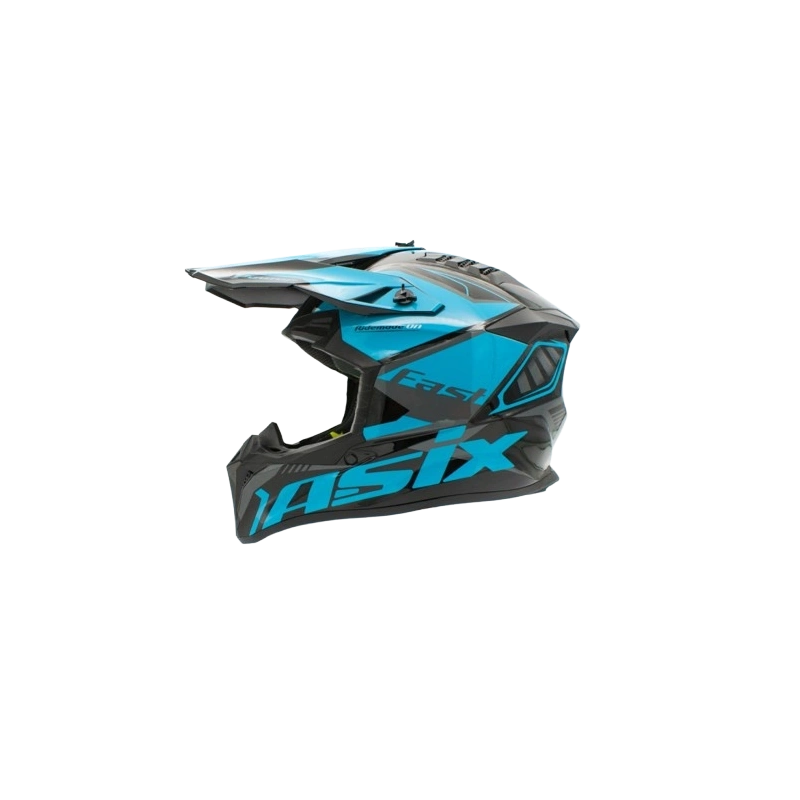 Kask Junior Cross 127 Turkusowy M 53-54