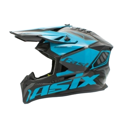 Kask Junior Cross 127 Turkusowy S 51-52