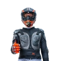 Buzer Zbroja Junior XTR X1 Czarny rozmiar S
