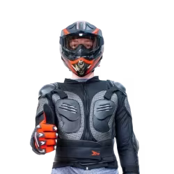 Buzer Zbroja Junior XTR X1 Czarny rozmiar S