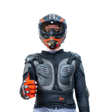 Buzer Zbroja Junior XTR X1 Czarny rozmiar M
