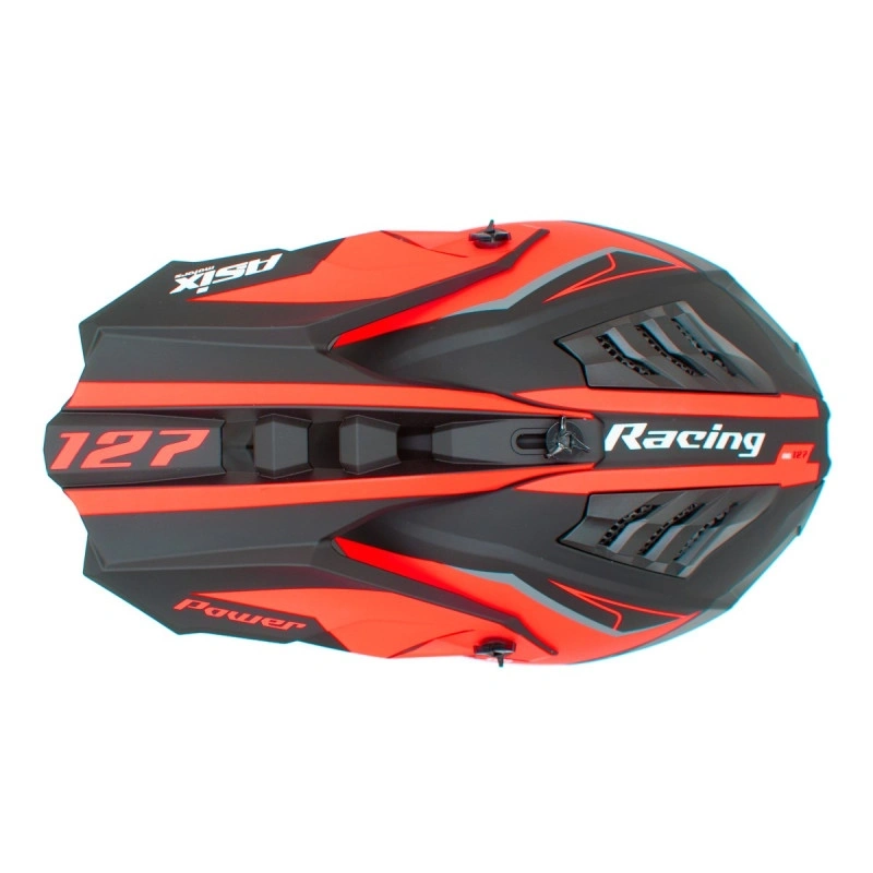 Kask Junior Cross 127 Pomarańczowy S 51-52