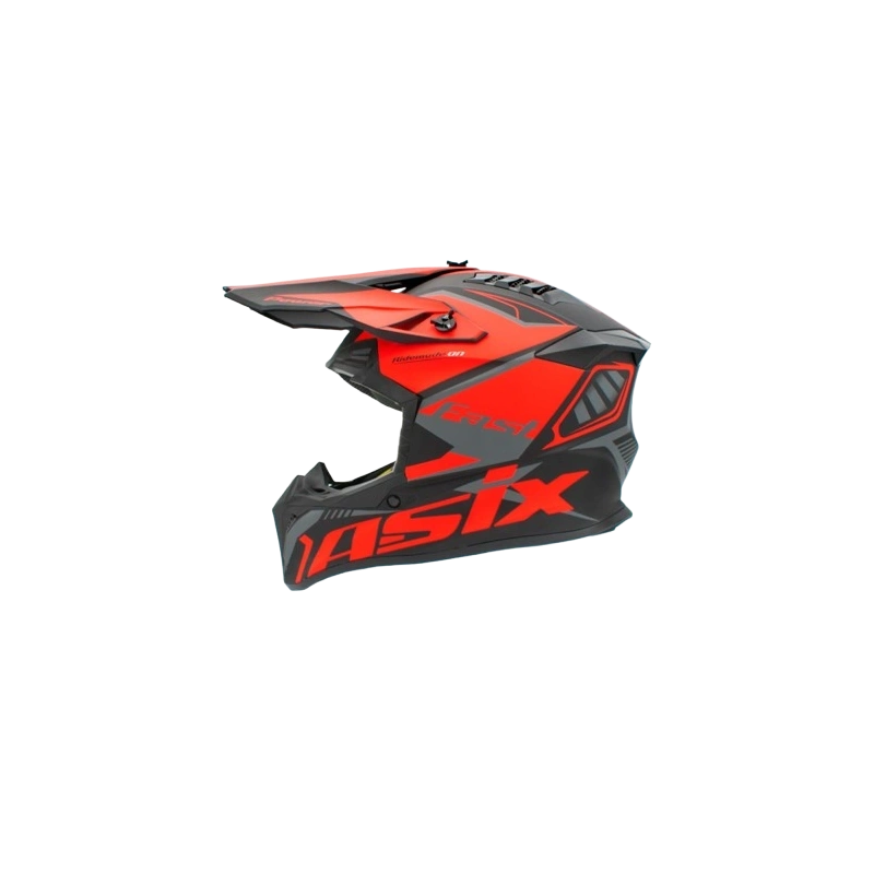 Kask Junior Cross 127 Pomarańczowy M 53-54