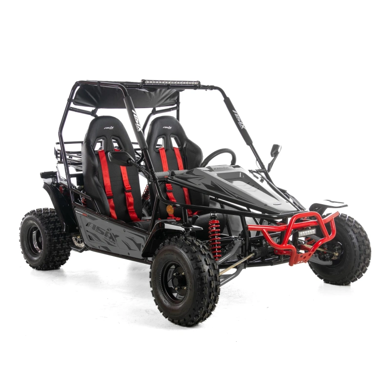 Dwuosobowe buggy Asix 200cc dla nastolatków i dorosłych - szary